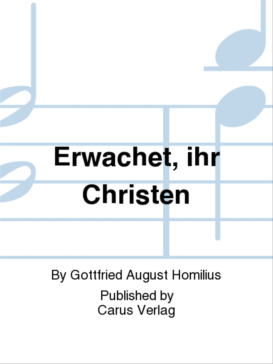 Erwachet, ihr Christen Erwachet, ihr Christen STB scores gallery preview page 1
