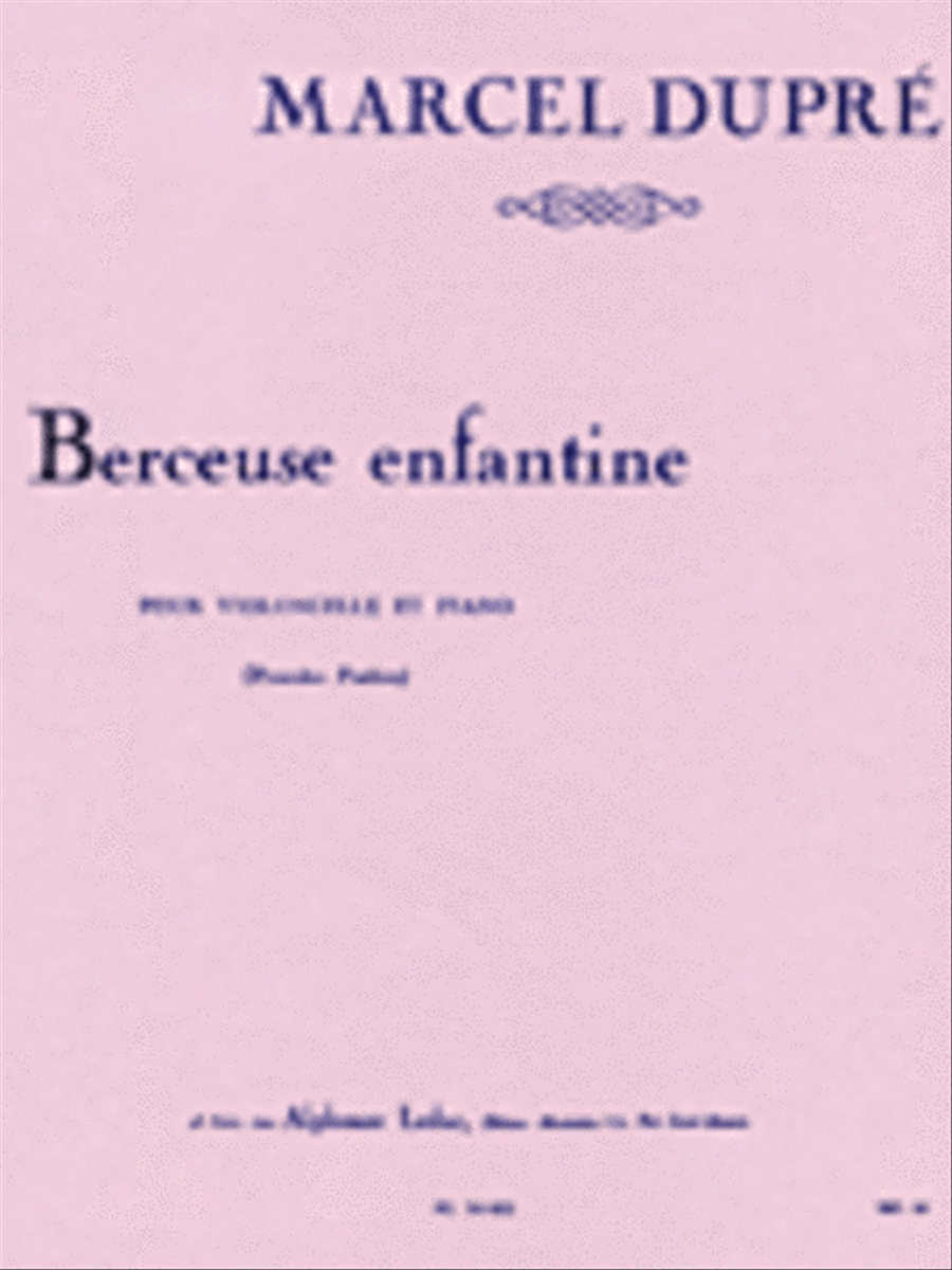 Berceuse Enfantine Piano Accompaniment scores gallery preview page 1