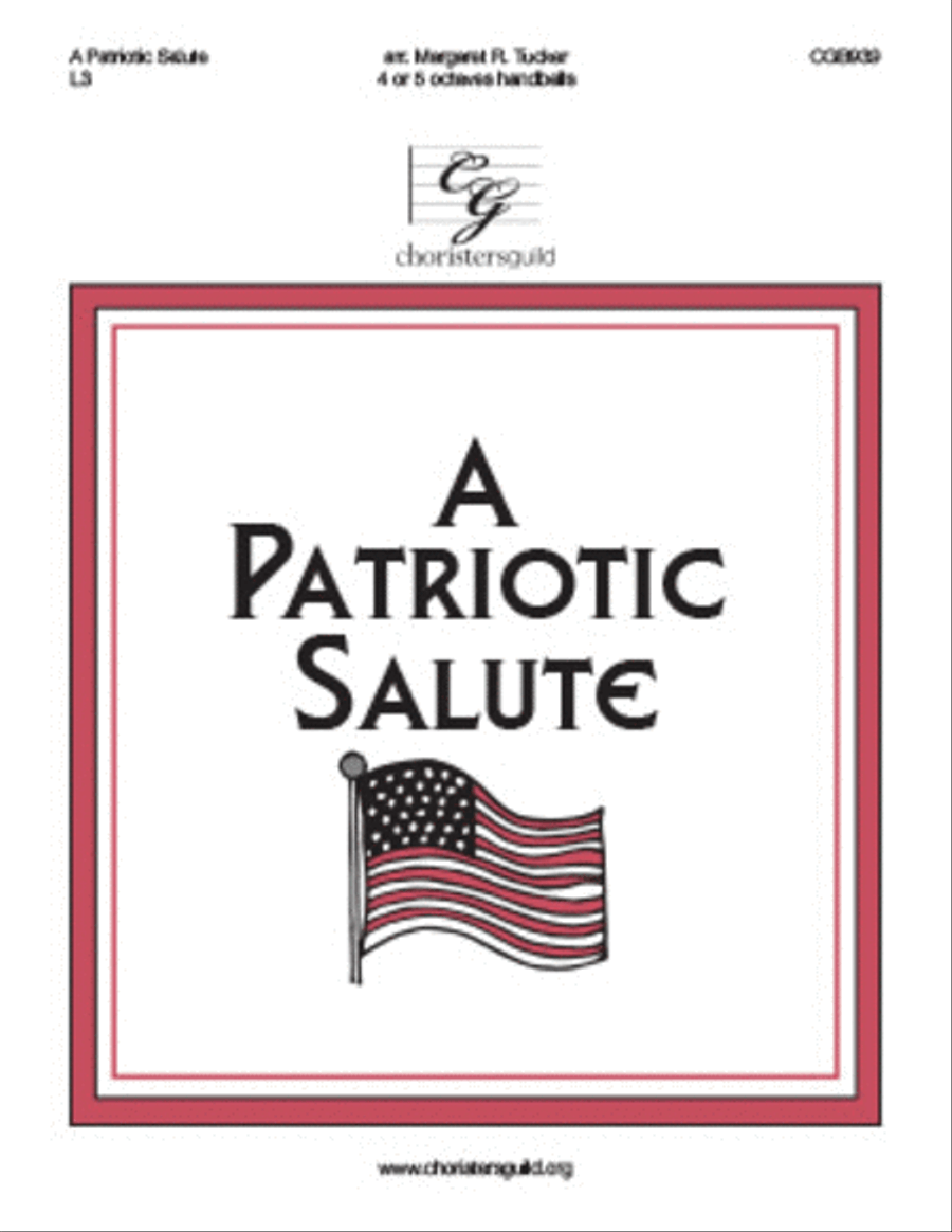 A Patriotic Salute A Patriotic Salute Handbell Choir scores gallery preview page 1