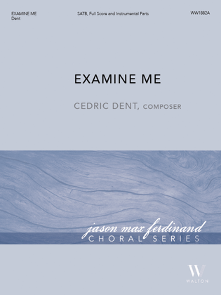 Book cover for Examine Me (Full Score and Parts)