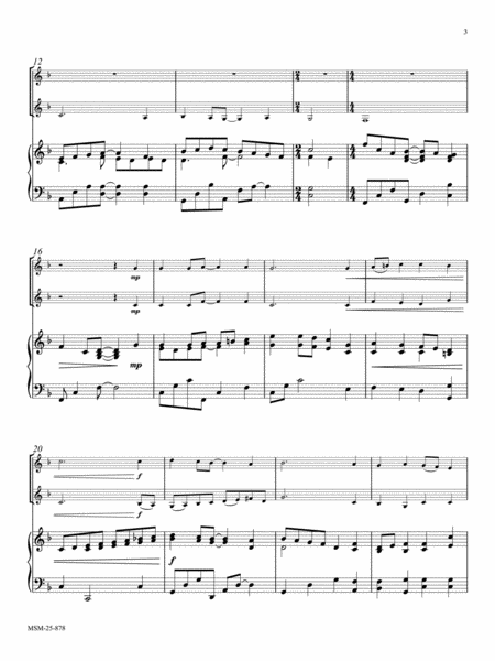 Now Thank We All Our God: Three Hymn Settings for Clarinet in B-flat, Horn in F, and Piano (Downloadable)
