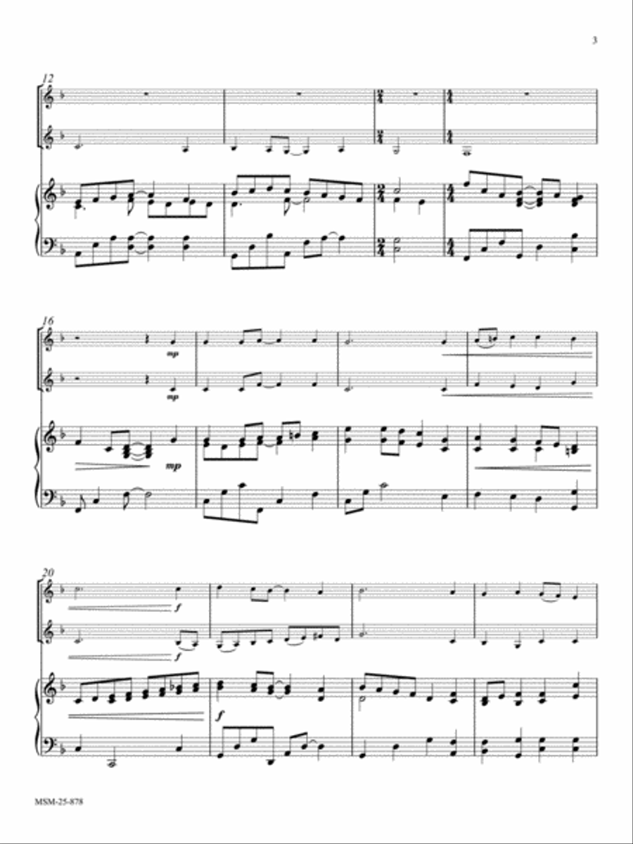 Now Thank We All Our God Now Thank We All Our God B-Flat Clarinet scores gallery preview page 3