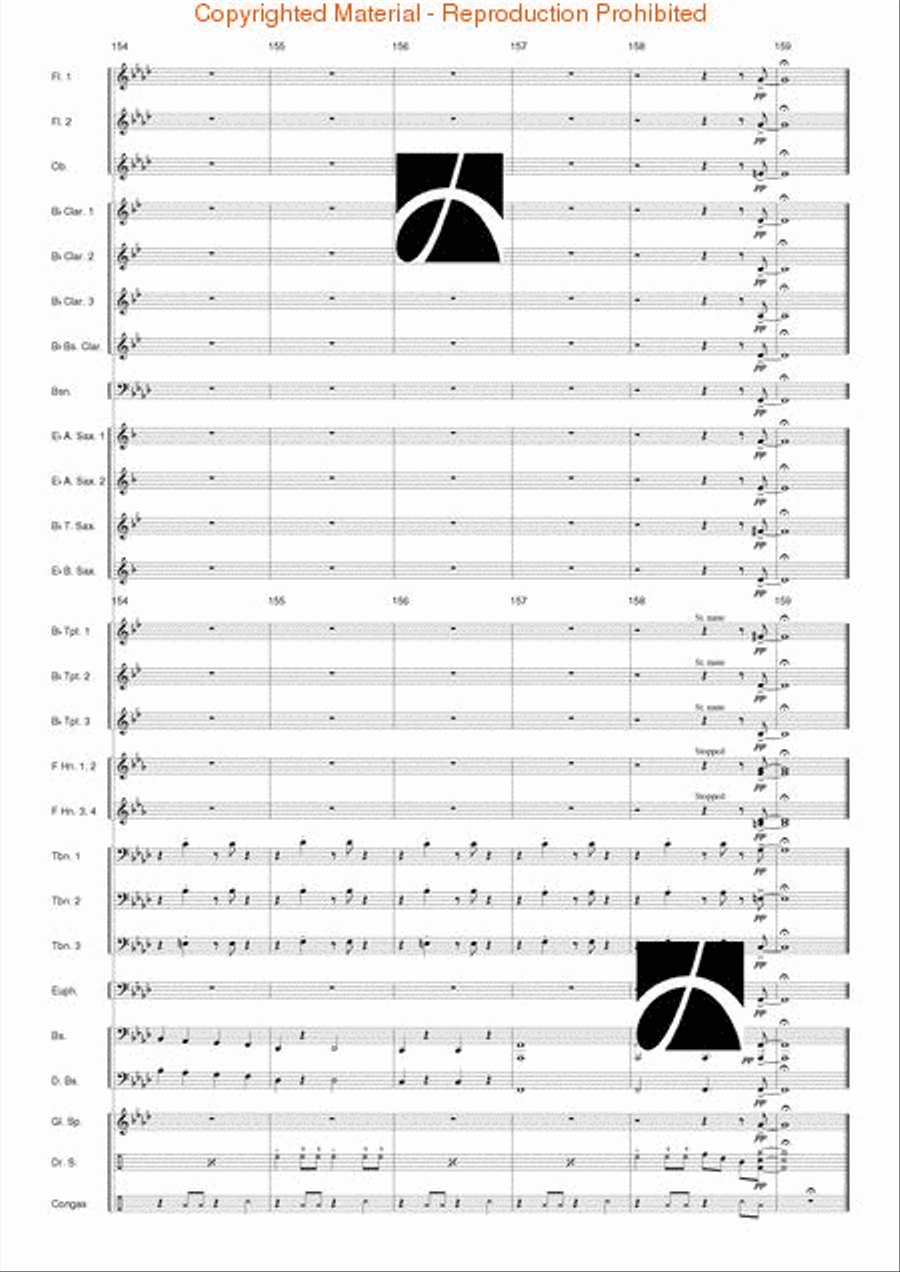 Pilgrims' Swing Concert Band scores gallery preview page 24