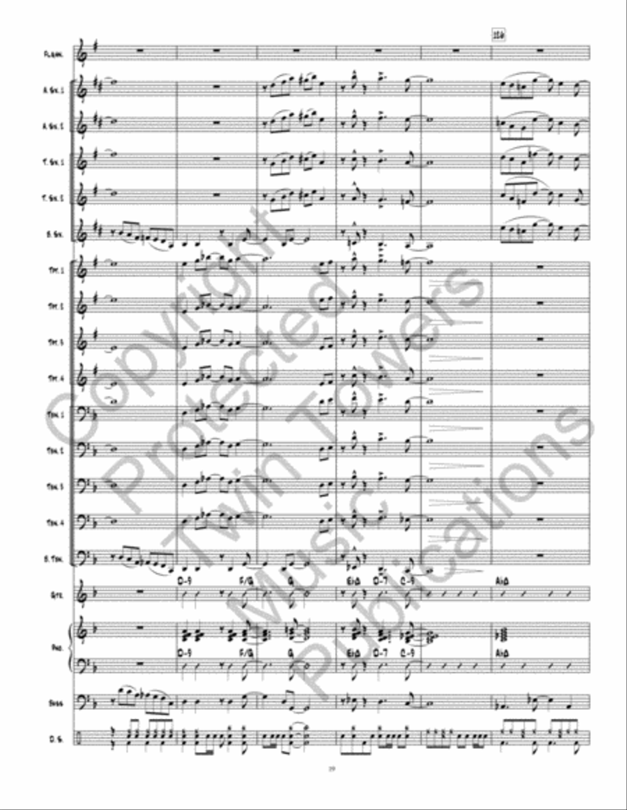 Mr. Clary Jazz Ensemble scores gallery preview page 20