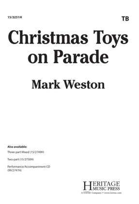 Book cover for Christmas Toys on Parade