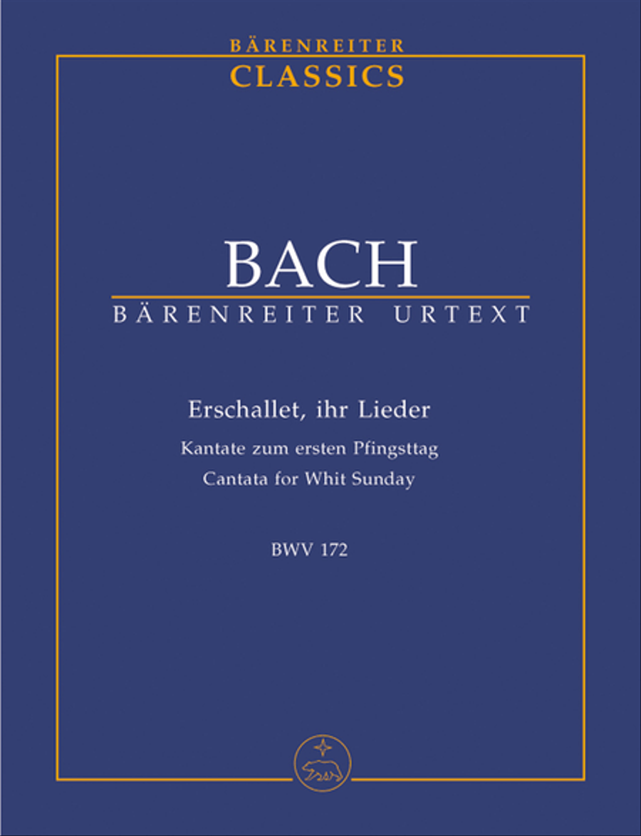 Erschallet, ihr Lieder, BWV 172 4-Part scores gallery preview page 1