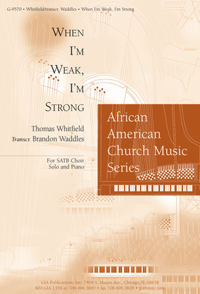 Book cover for When I'm Weak, I'm Strong