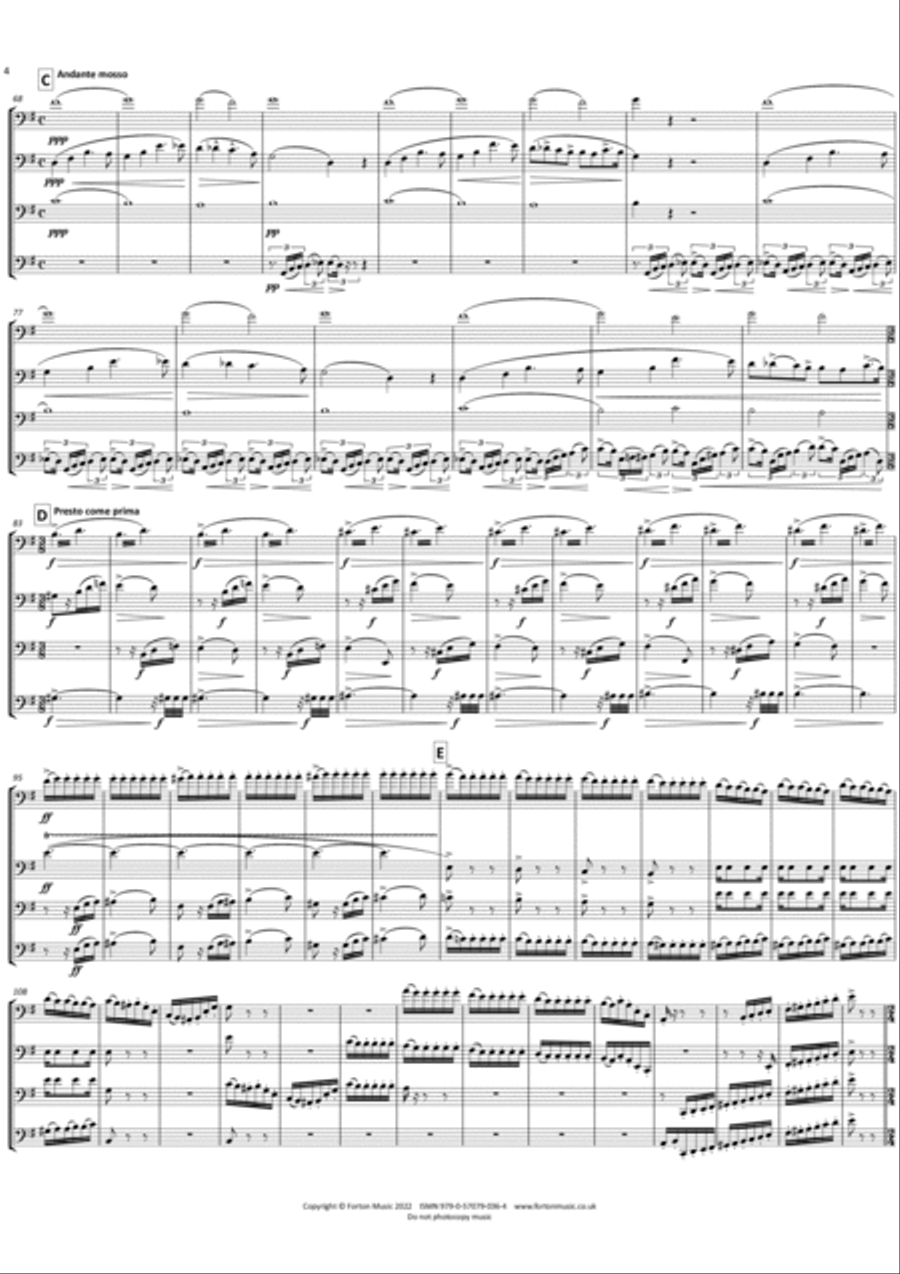 Overture to La Forza del Destino Bassoon scores gallery preview page 4
