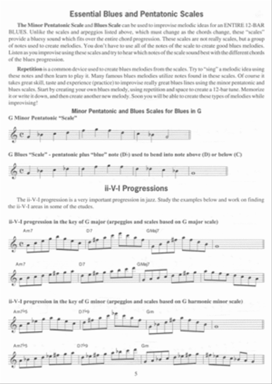 Essential Jazz Etudes...The Blues - Alto Sax Alto Saxophone scores gallery preview page 3