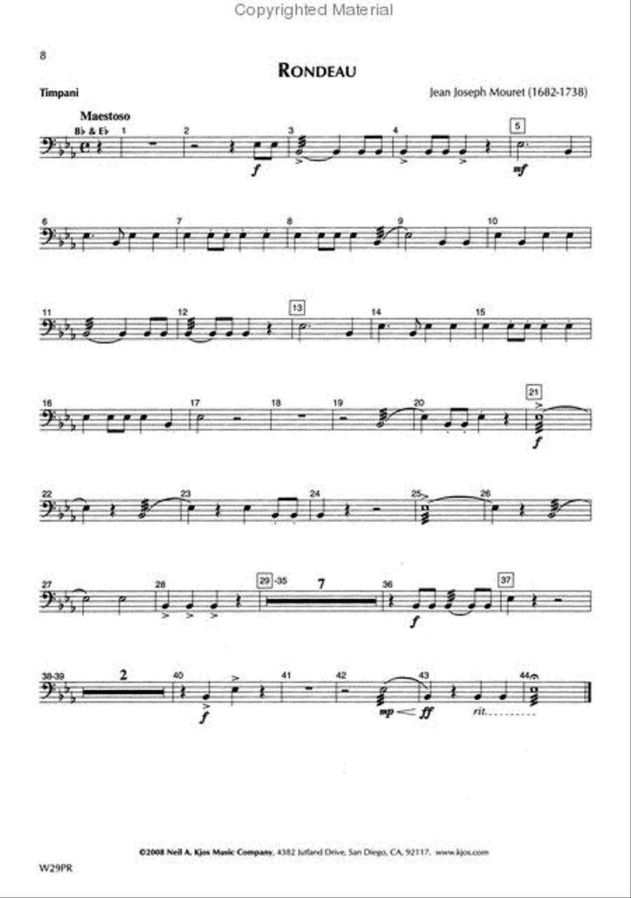 Standard of Excellence: Festival Ensembles 2 - Drums, Timpani, Auxiliary Percussion Concert Band Methods scores gallery preview page 3
