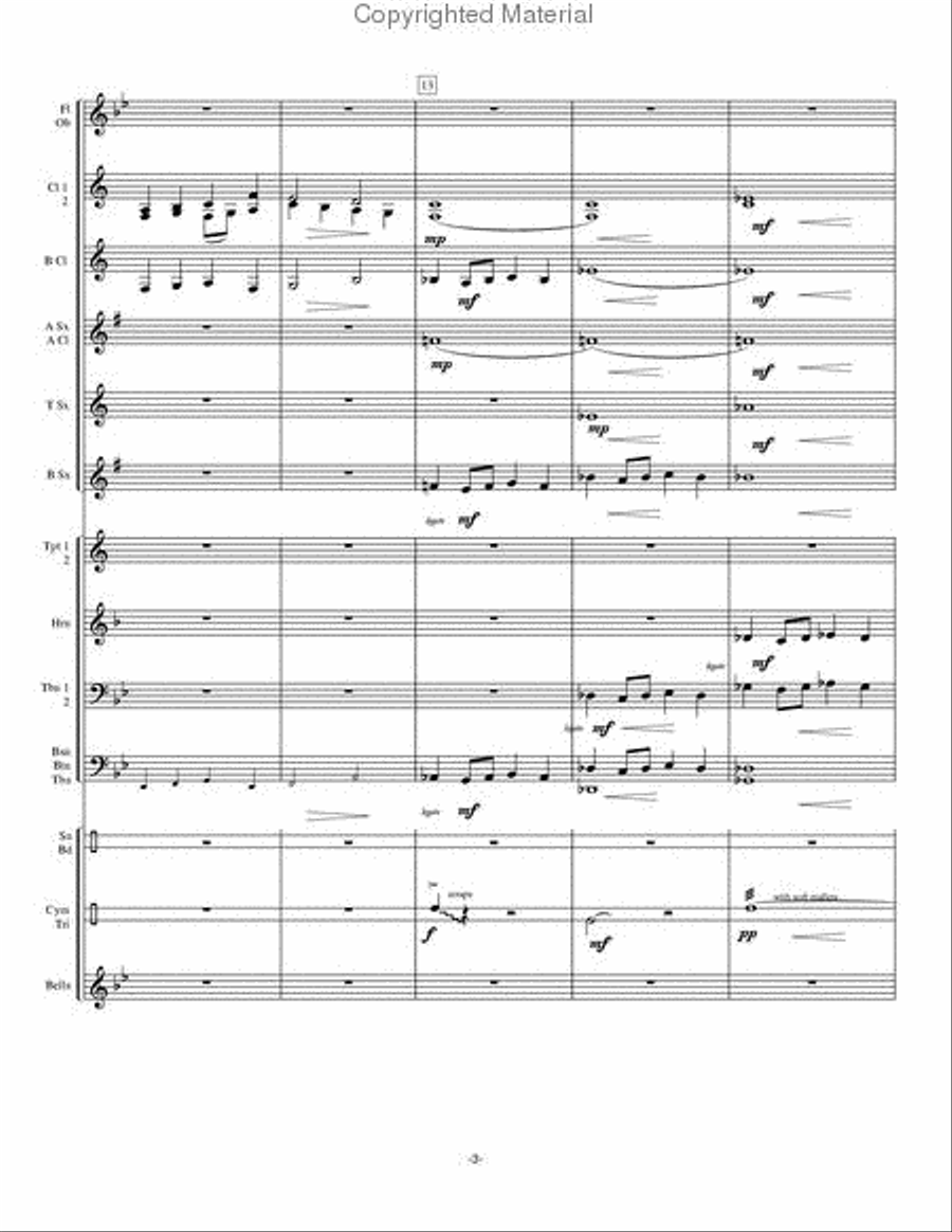 Chorale Prelude: For The Beauty of the Earth Concert Band scores gallery preview page 6