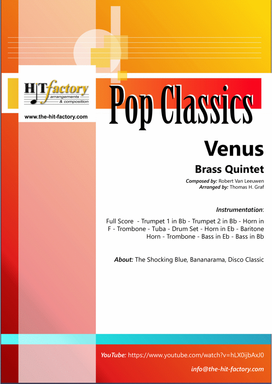 Venus Brass Quintet scores gallery preview page 1