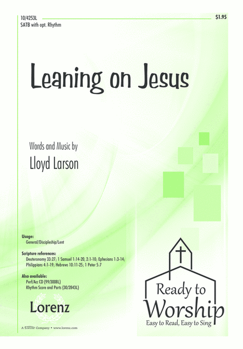 Leaning on Jesus image number null