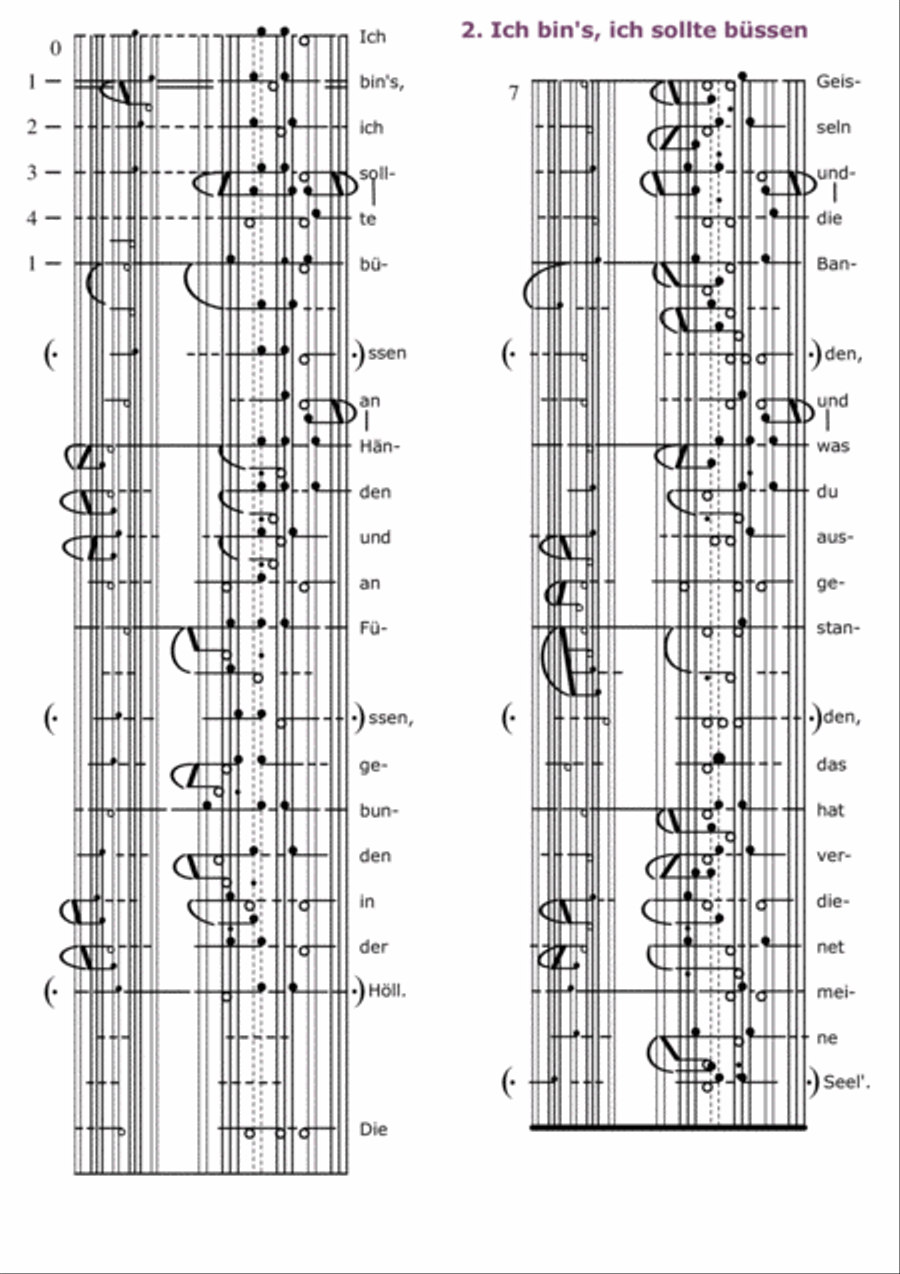 Chorales from the Matthew Passion for Organ (KlavarScore) Piano scores gallery preview page 5