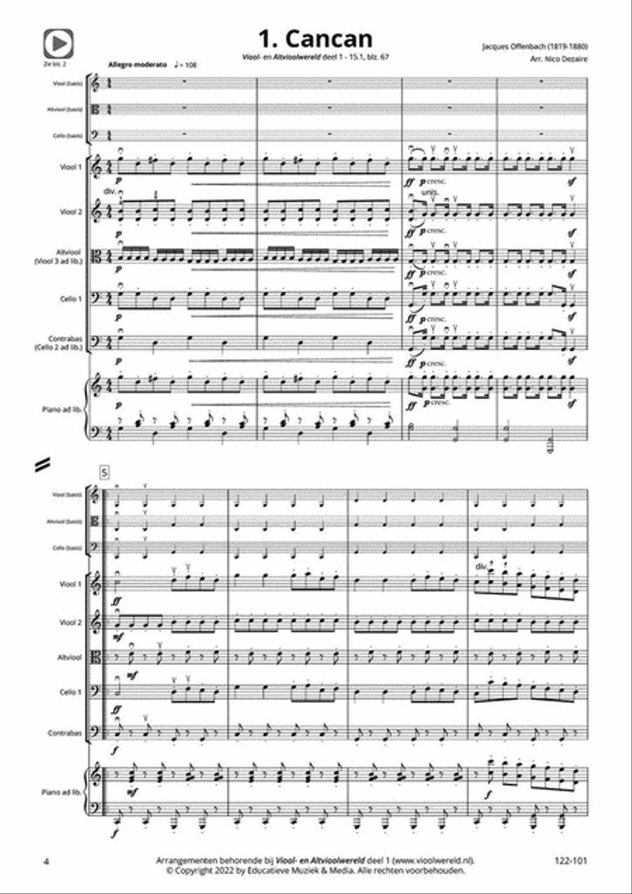 Ons eerste concert! Ons eerste concert! String Orchestra scores gallery preview page 2