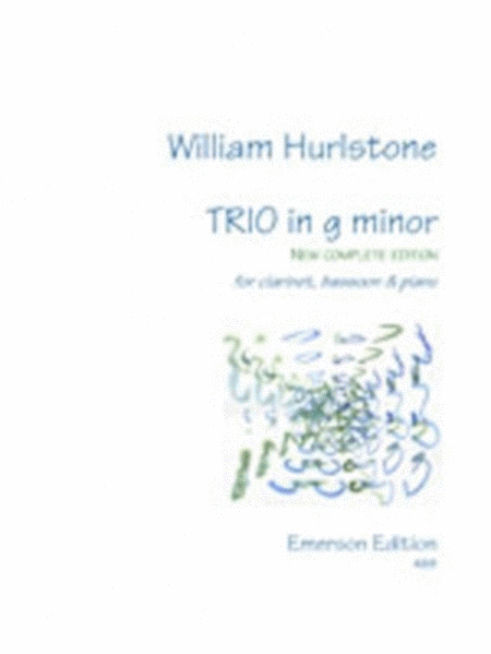 Trio In G Min-Clarinet/Bassoon/Piano