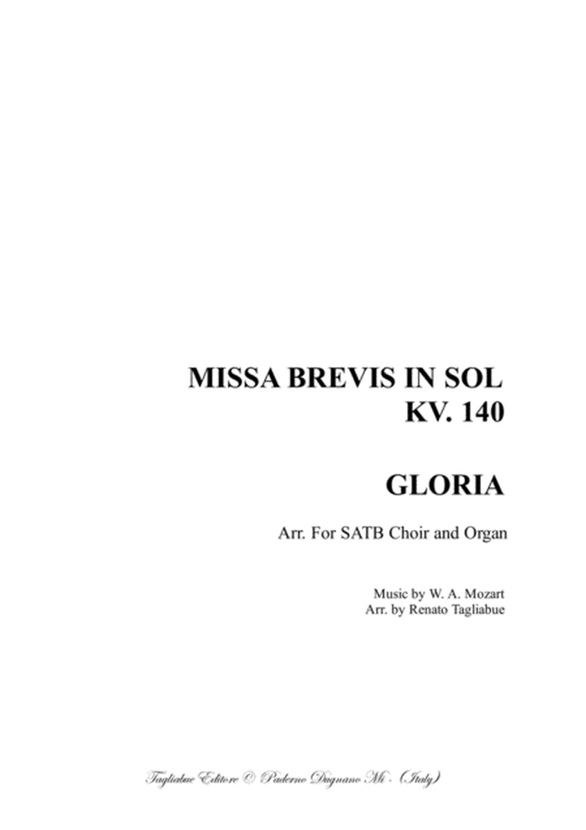 MISSA BREVIS in G major - KV 140 - 2 GLORIA image number null