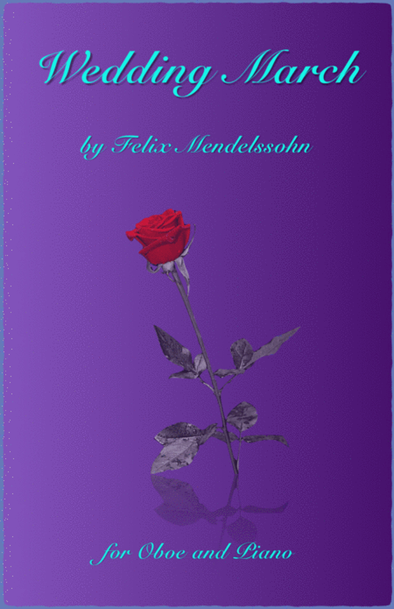 Wedding March by Mendelssohn, for Solo Oboe and Piano image number null