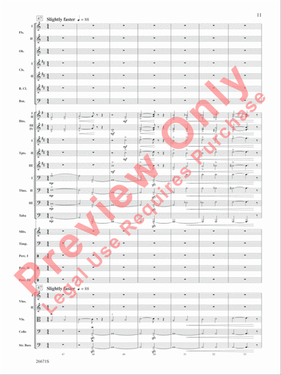 The Story of Mumble Happy Feet Full Orchestra scores gallery preview page 12