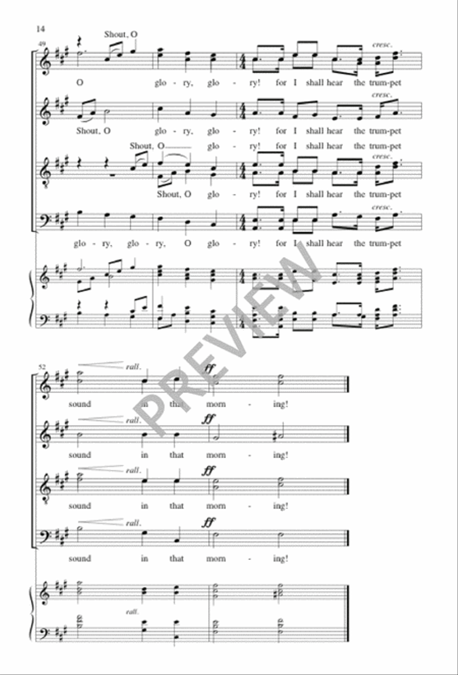 The Morning Trumpet The Morning Trumpet Divisi scores gallery preview page 14