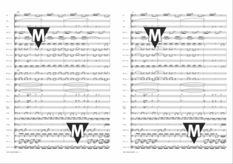 Nie Vergessen Concert Band scores gallery preview page 6