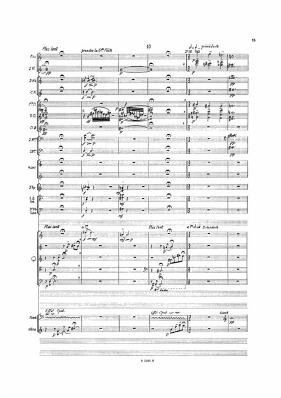 Chants de l'Apocalypse, Quintette de Cuivres Solo Set of Parts scores gallery preview page 12