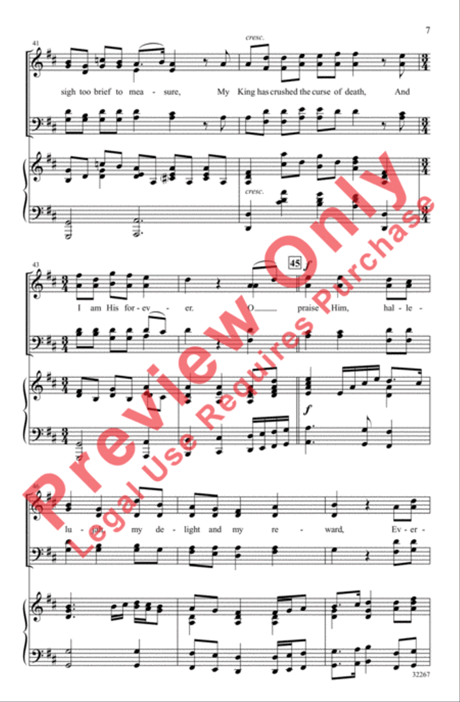 My Soul Finds Rest 4-Part scores gallery preview page 7