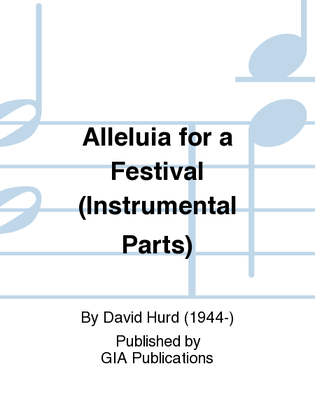 Alleluia for a Festival - Instrument edition