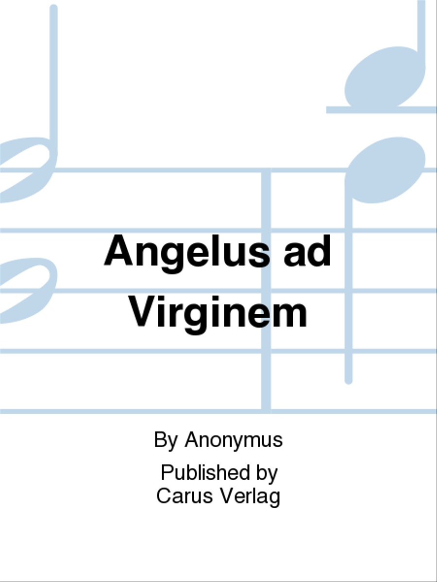 Angelus ad Virginem