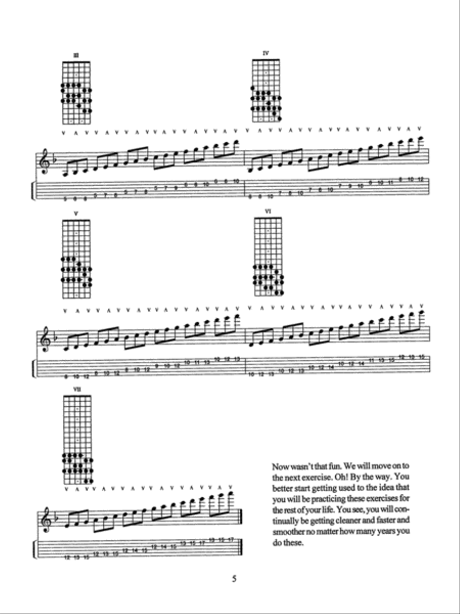 The Guitar Grimoire: The Exercise Book Guitar Tablature scores gallery preview page 7