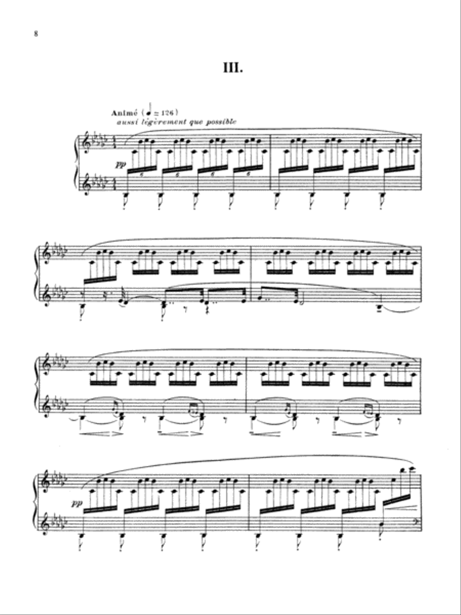 Debussy: Prelude - Book I, No. 3 Piano Solo scores gallery preview page 1