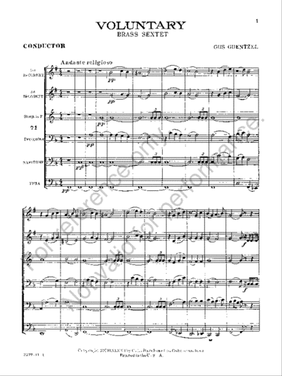 Voluntary Chamber Music scores gallery preview page 2