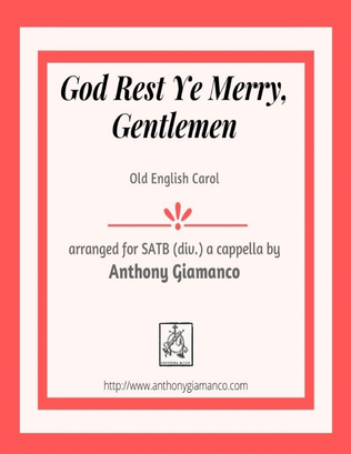 God Rest Ye Merry, Gentlemen (SATB (div.) a cappella)
