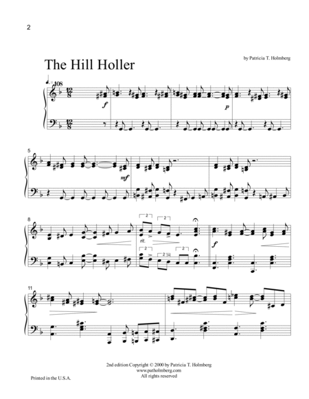 The Hill Holler (from 'Boulder Rags') image number null