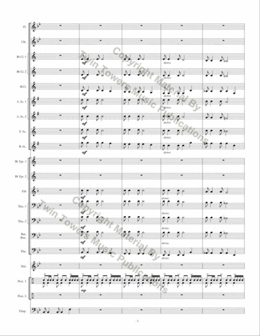 Soaring Eagles Soaring Eagles Concert Band scores gallery preview page 6