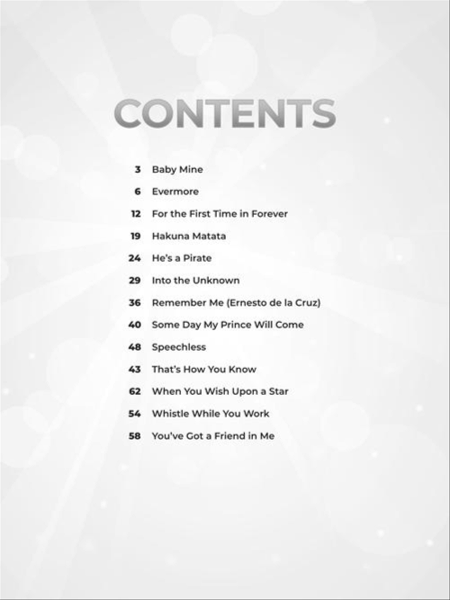 Disney Favorites for Accordion Accordion scores gallery preview page 4