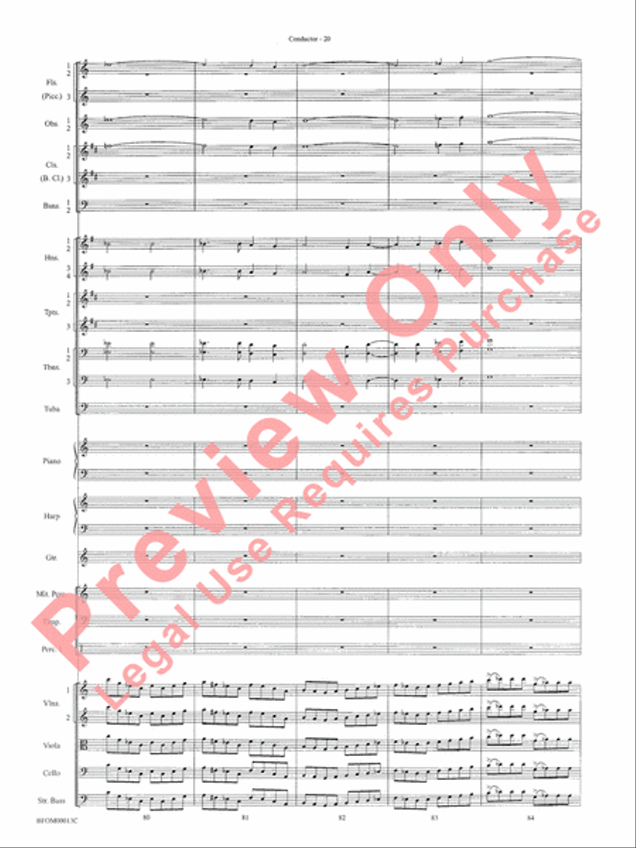 American Salute Full Orchestra scores gallery preview page 23