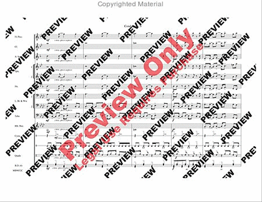 Fox Sports Themes Marching Band scores gallery preview page 10