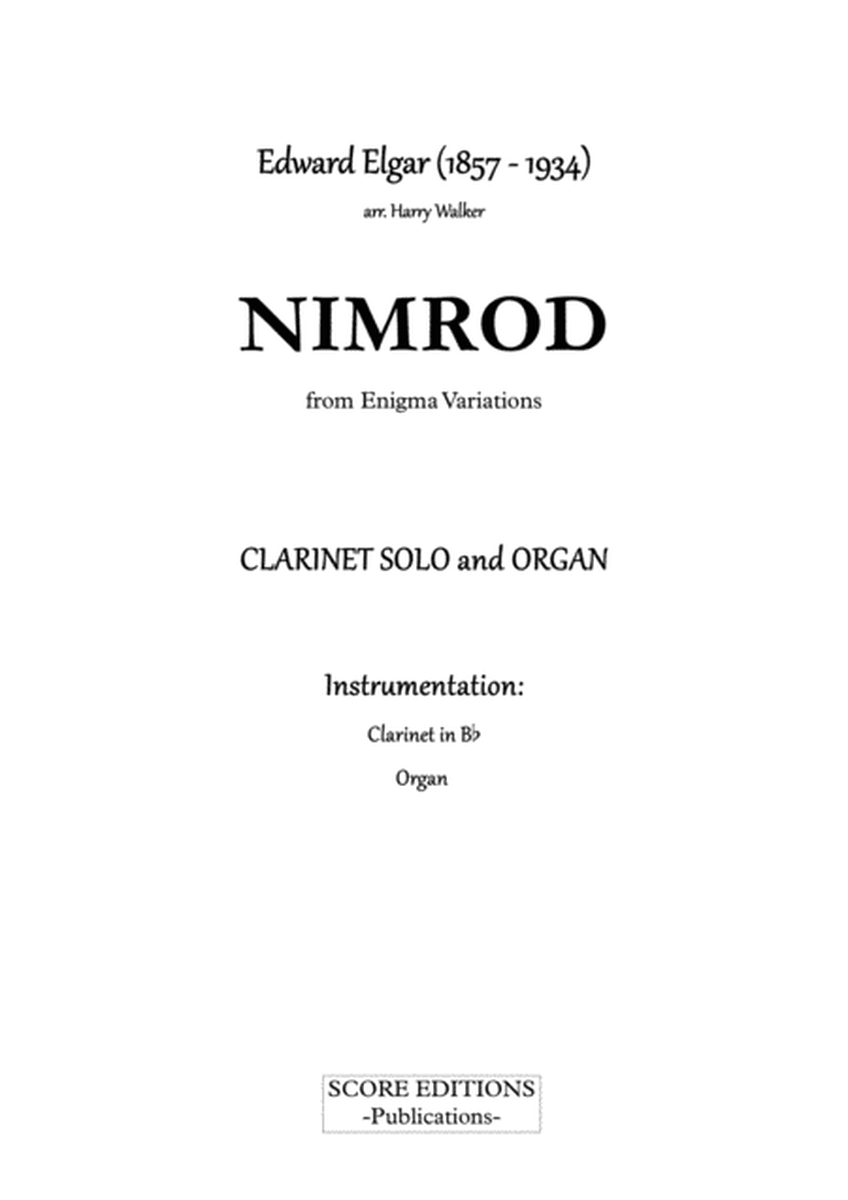 Elgar – Nimrod (for Clarinet and Organ) image number null