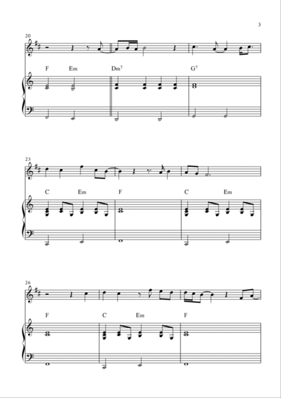 What Was I Made For? B-Flat Trumpet scores gallery preview page 3