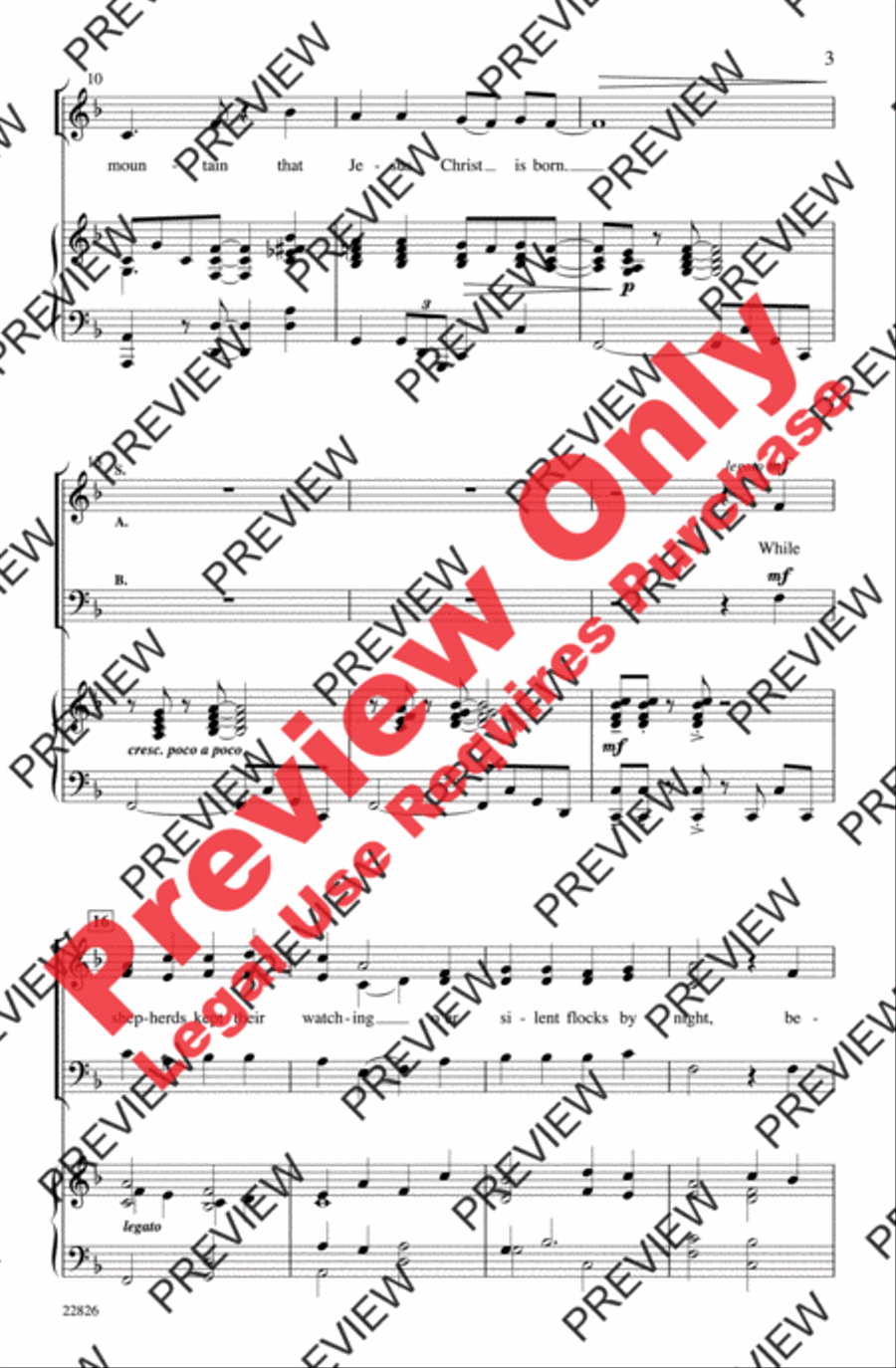 Tell It on the Mountain 3-Part scores gallery preview page 3
