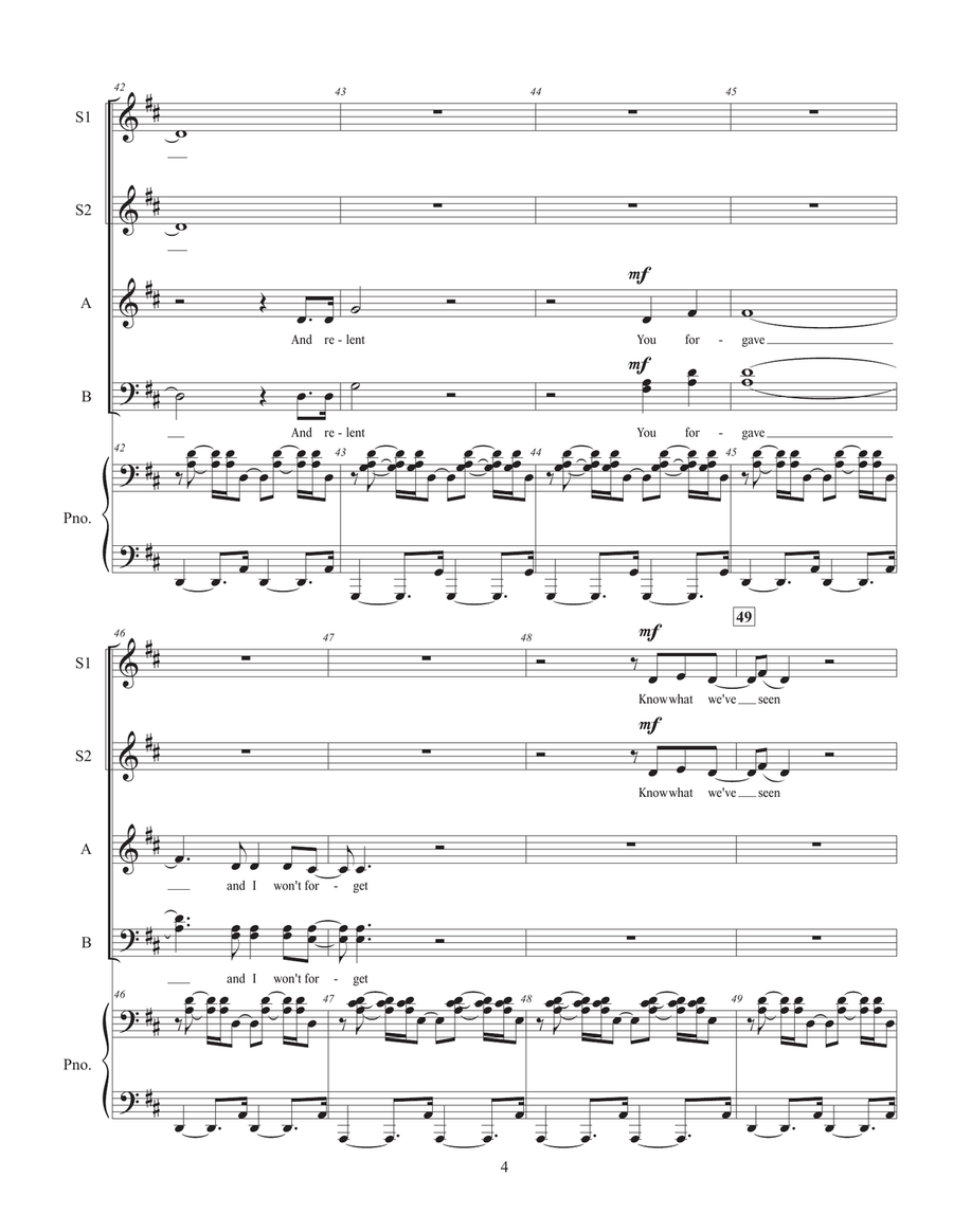 I Will Wait 3-Part scores gallery preview page 4