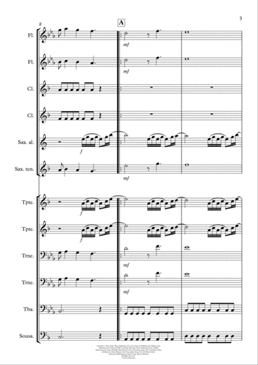 I Feel It Coming Small Ensemble scores gallery preview page 3