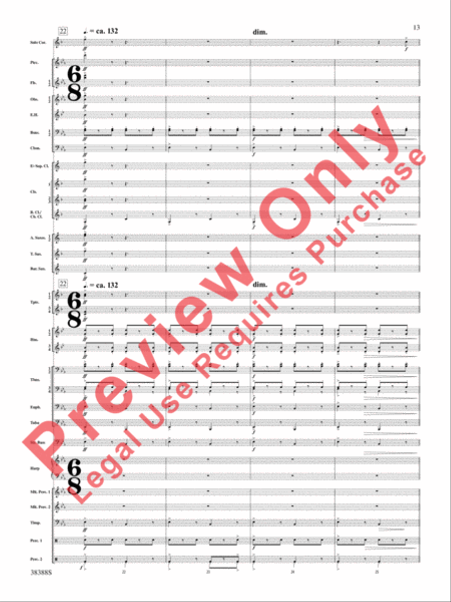 Napoli Concert Band scores gallery preview page 14