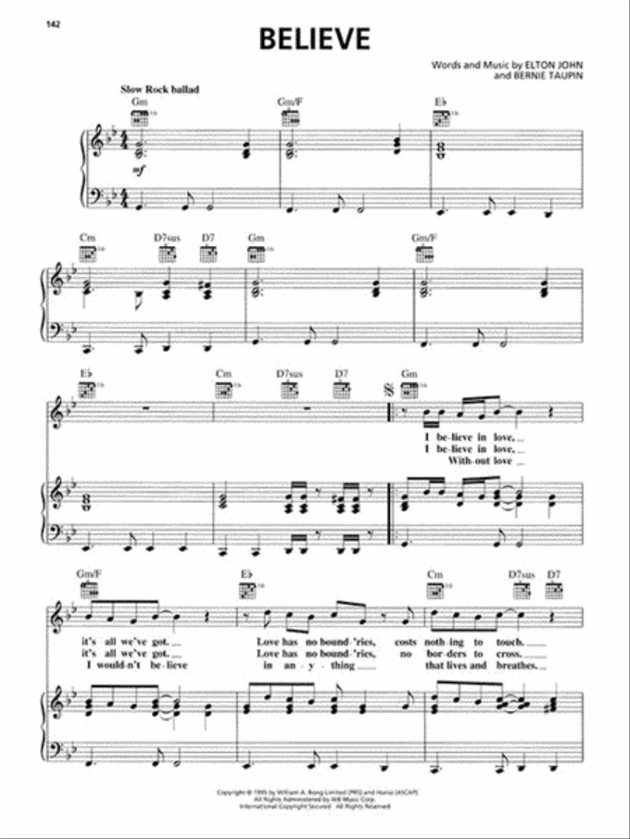Elton John – Greatest Hits 1970-2002 Piano, Vocal, Guitar scores gallery preview page 5