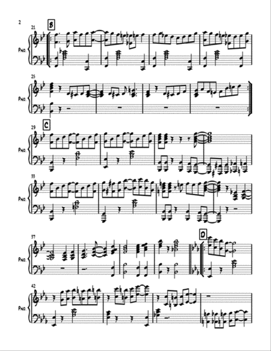 QUARANTINE CAKEWALK Piano Solo scores gallery preview page 2