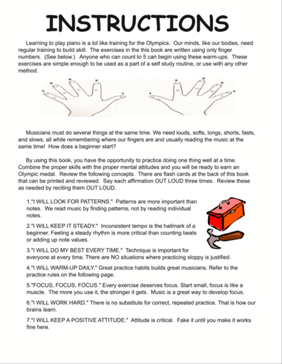 Gold 2 - Finger Olympiad (piano) Piano Method scores gallery preview page 4