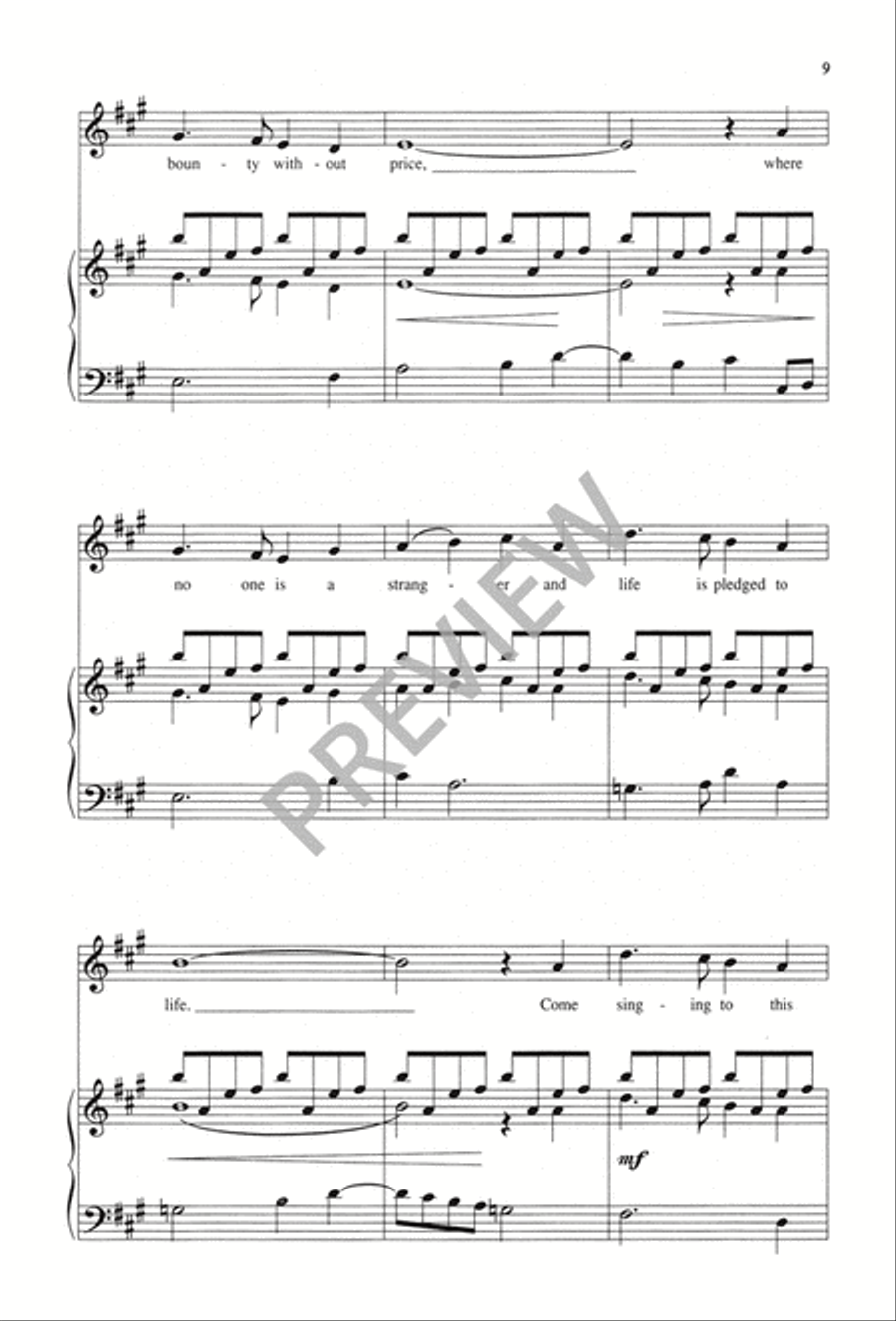 Hymn of Thanksgiving 4-Part scores gallery preview page 10