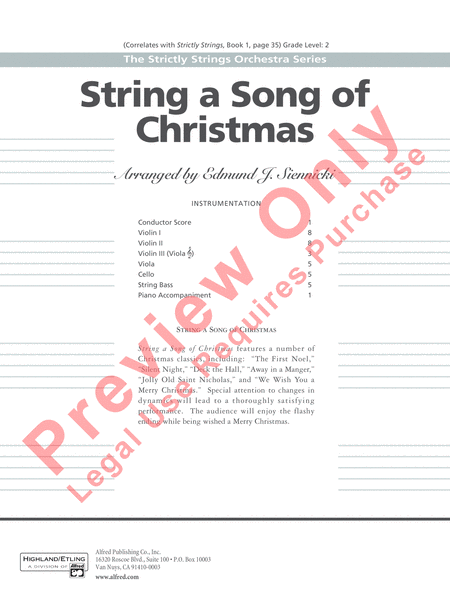 String a Song of Christmas