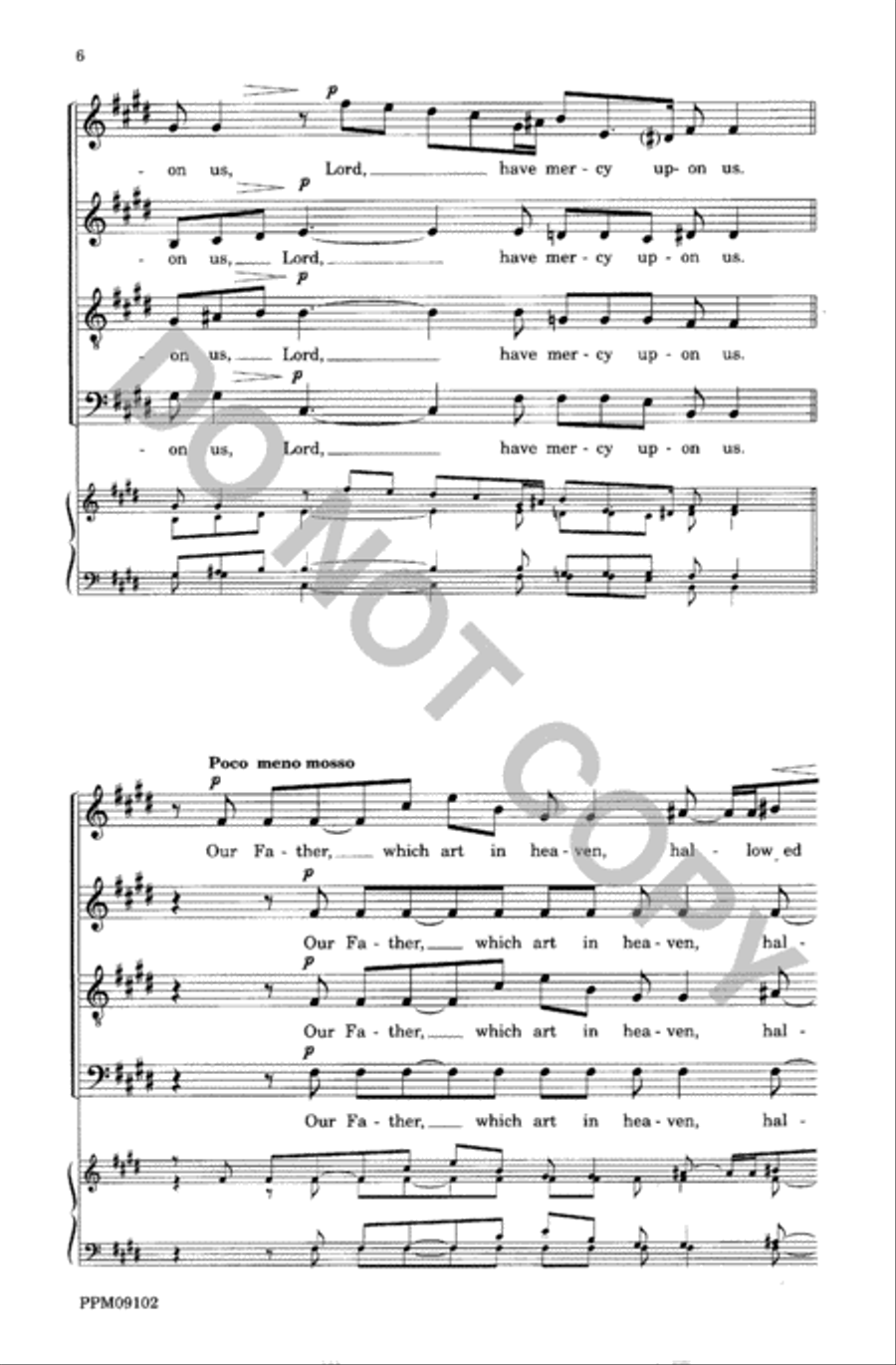 Responses and Prayers 4-Part scores gallery preview page 7